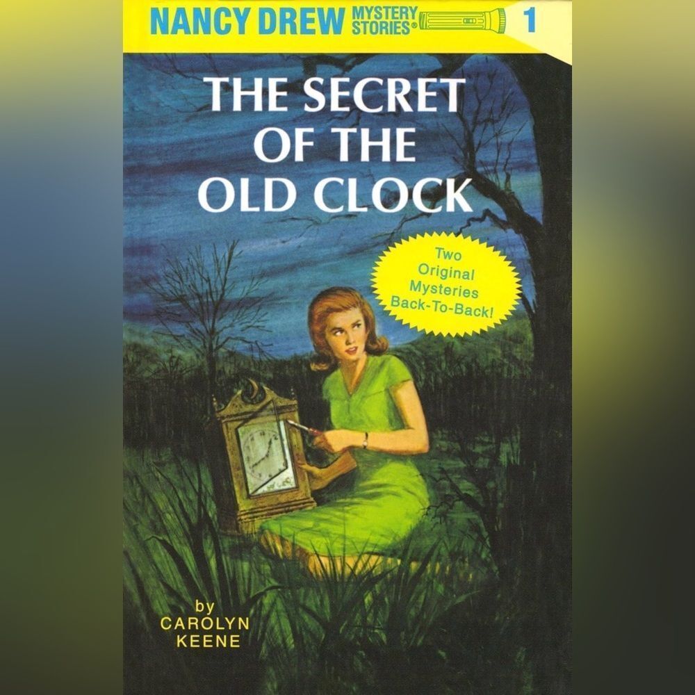 Nancy Drew The Secret of the Old Clock Carolyn Keene Mystery Hard Cover 1987